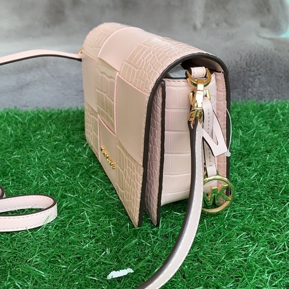 Michael Kors Mercer Sm clutch XBODY Powder Blush - Picture 11 of 15